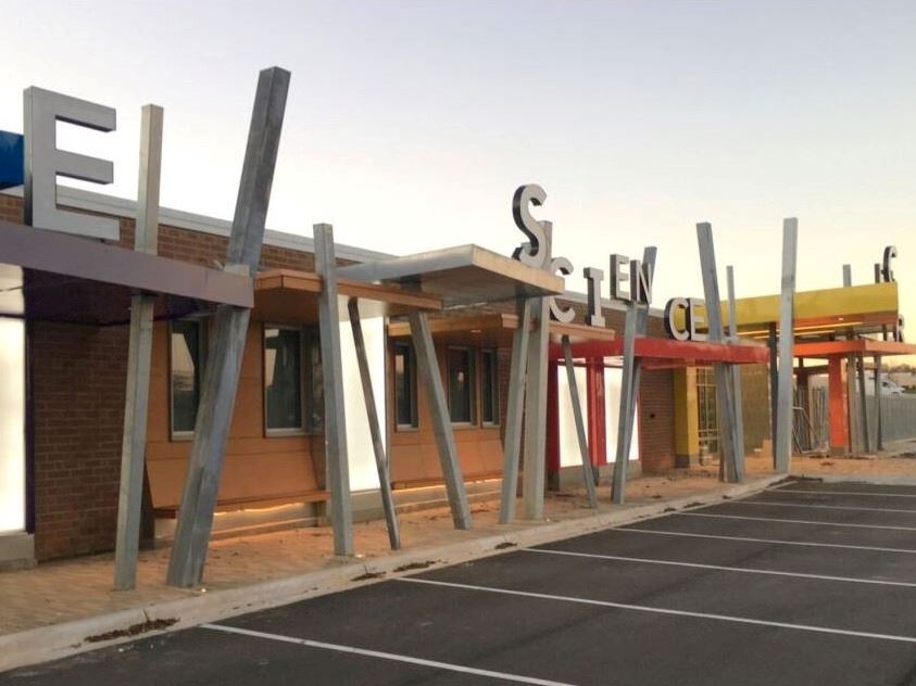 New Outside of Building