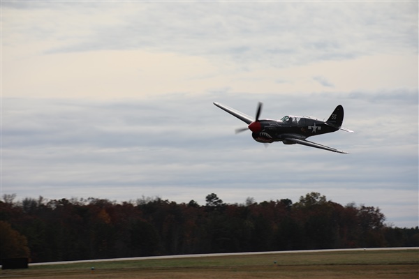 Airplane in Overcast Sky 4